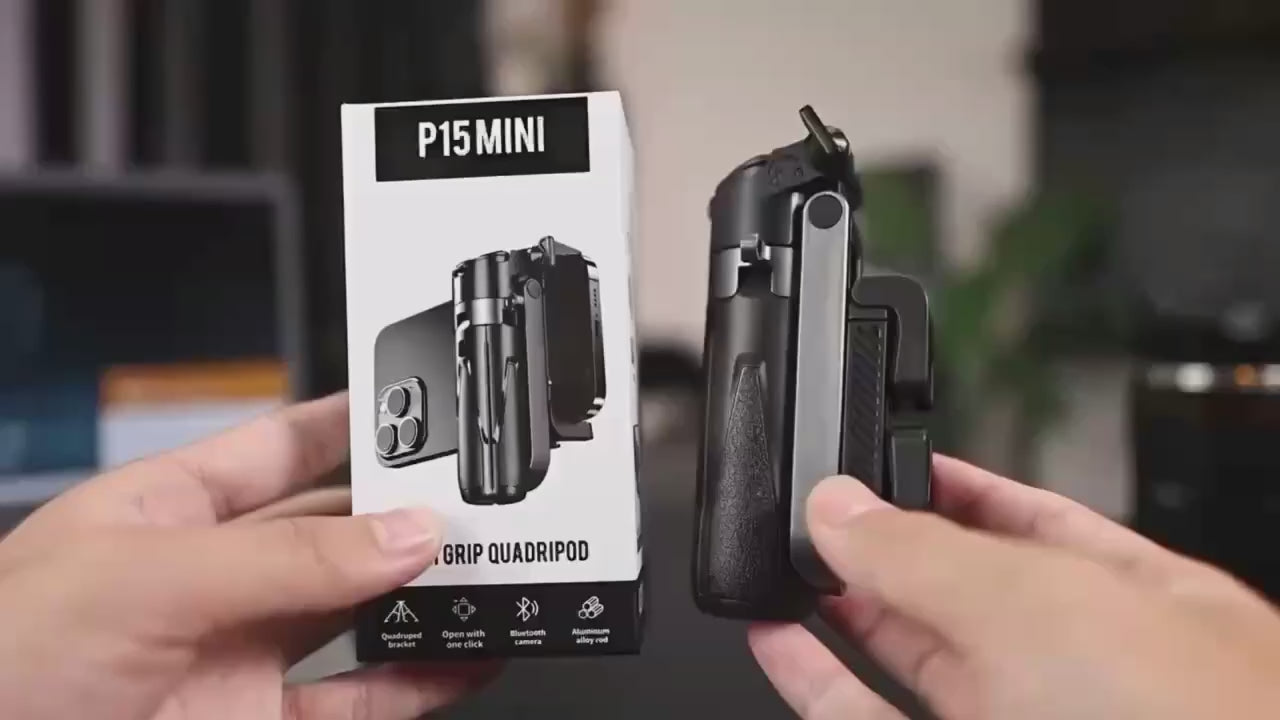El Selfie Çubuğu Tripod Standı iPhone Akıllı Telefon için Bluetooth Uzaktan Taşınabilir Anahtarlık ile Katlanabilir Telefon Tutucu